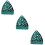 3Pcs Burner Hanging Holder Hollow-Out Leaf Design 9