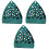 3Pcs Burner Hanging Holder Hollow-Out Leaf Design 3
