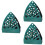 3Pcs Burner Hanging Holder Hollow-Out Leaf Design 6