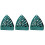 3Pcs Burner Hanging Holder Hollow-Out Leaf Design 4