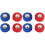 4 Sets Tabletop Football Game Sliding Beads Desktop Balls Accessories 2