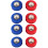 4 Sets Tabletop Football Game Sliding Beads Desktop Balls Accessories 5