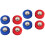 4 Sets Tabletop Football Game Sliding Beads Desktop Balls Accessories 4