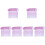 600 Pcs Disposable Scent Testing Paper Flower Aromatherapy Strips 5