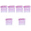 600 Pcs Disposable Scent Testing Paper Flower Aromatherapy Strips 6