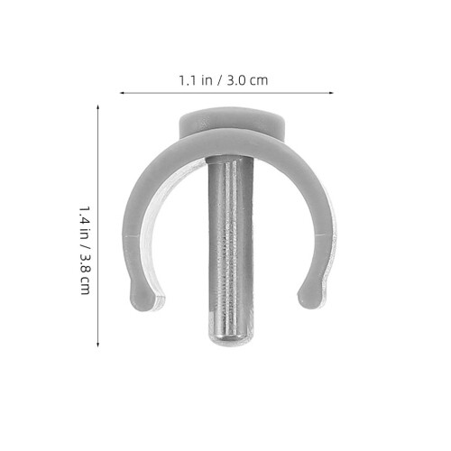8 Pcs C-Shape Latch Clamp Adjustable Walking Stick Buckle Clips 2