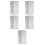 5Pcs Commercial Door Handle Pull Push Plate For Closet 6