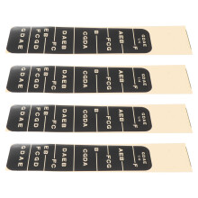 8Pcs Black Violin Fretboard Stickers Paper Note Markers for Intonation