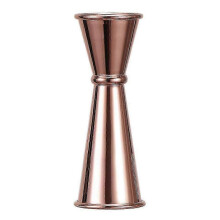 (Pink gold) 30/60ML Cocktail Jigger Food-Safe Stainless Steel Measuring Cup compatible with Bar Supplies