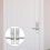 2 Sets Stainless Steel Mute Door Handle For Indoor Entry Pull Knob 11