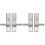 2 Sets Stainless Steel Mute Door Handle For Indoor Entry Pull Knob 2