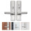2 Sets Stainless Steel Mute Door Handle For Indoor Entry Pull Knob 10