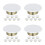 32Pcs White Flat Iron Fire Sprinkler Cover Plate Concealed Ceiling Use 9