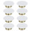 32Pcs White Flat Iron Fire Sprinkler Cover Plate Concealed Ceiling Use 2