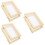 6 Pcs Paper Making Mold Screen DIY Frame Kit Random Style 9