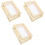 6 Pcs Paper Making Mold Screen DIY Frame Kit Random Style 5