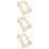 6 Pcs Paper Making Mold Screen DIY Frame Kit Random Style 10