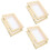 6 Pcs Paper Making Mold Screen DIY Frame Kit Random Style 8