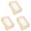 6 Pcs Paper Making Mold Screen DIY Frame Kit Random Style 4