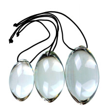 BDSM Crystal Glass Anal Beads With Chain, Crystal Balls, Anal Plug, Clear Glass Beads For Men And Women