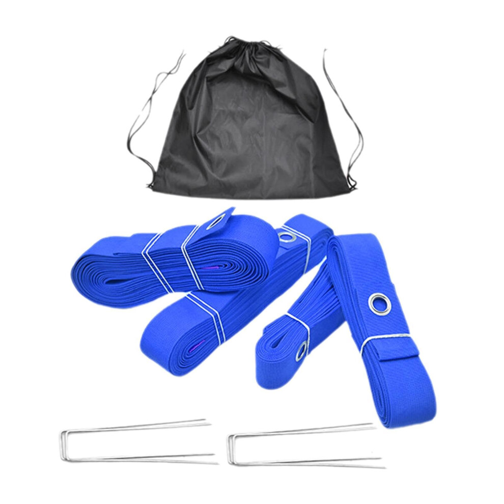 Portable Beach Volleyball Court Lines Marking Kit For Outdoor Use Blue Court Boundary Line Markers-image-OPC-PKYJSJW-NEW