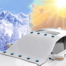 Car Windscreen Cover Frost Protector For Chevrolet Trax 2013-2021 Foldable Magnetic Winter Windscreen Cover 145 X 113 Cm