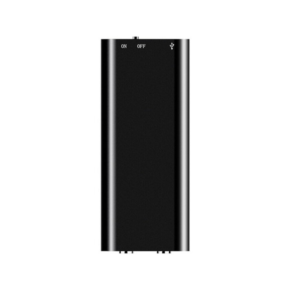 Ultra-Thin Voice Recorder Digital Sound-Activated Dictaphone With Noise Reduction Encrypted Recording MP3 Player 16GB-image-OPC-PKYJTCQ-NEW