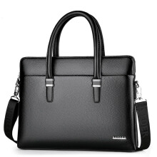 Men's Business Handbag Laptop Briefcase Black Executive Laptop Case Office Use For Professionals