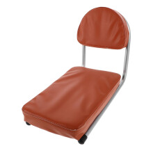Adult Bike Rear Seat With PU Padded Sponge, Wide Backrest, Durable Cushion, High Load Capacity Rack, Mountain And Road