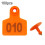 Veterinary Tags Orange 100-Piece Livestock Identification Tags Easy Application Sturdy 1