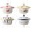 Ceramic Souffle Baking Bowls With Lid Fine Workmanship Safe For Ceramic Surfaces 3