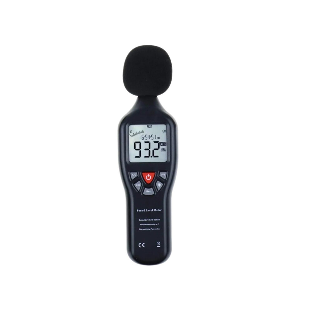 Professional Sound Level Decibel Noise Meter Usb Recording 30-130 Db Measurement Digital Handheld 9393856199563