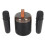 Wireless Karaoke Speaker RGB Light with 2 Microphones Bluetooth 5.3 Black 1