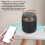 Wireless Karaoke Speaker RGB Light with 2 Microphones Bluetooth 5.3 Black 9