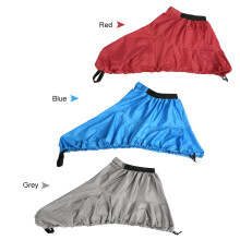 Universal Waterproof Nylon Kayak Spray Skirt with Adjustable Fit in Grey/Red/Blue