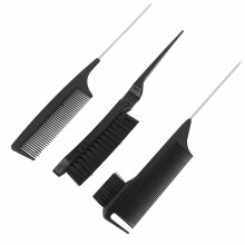 Doppelseitige Haarfärbebürste, Nylon-Rattenschwanzkamm