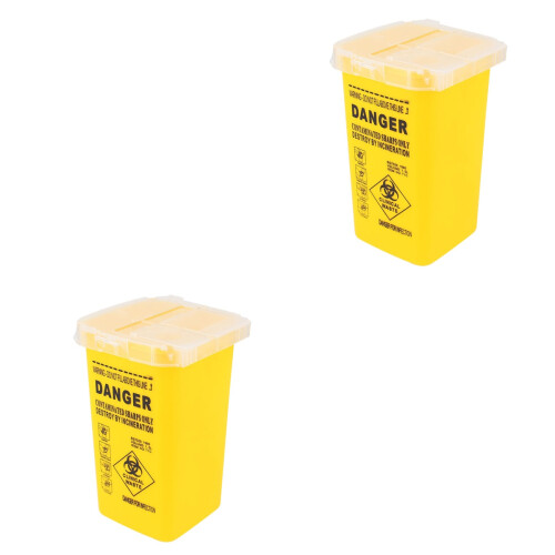 2St Gele Sharps Afvalcontainer, Compact En Voor En Thuis 2