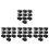 40 Pcs Football Training Marker Rod Buckle Sturdy Plastic Clips 8