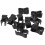 40 Pcs Football Training Marker Rod Buckle Sturdy Plastic Clips 11