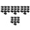 40 Pcs Football Training Marker Rod Buckle Sturdy Plastic Clips 7