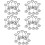50 Pcs Table Number Clips Name Cards Picture Holders Menu Stands 9
