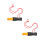 2Pcs Lightweight Plastic Duck Outdoor Caller Gear 7