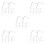 50 Pcs Acrylic Shoe Display Racks Sandal Sneaker Support Stands 8