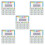 500Pièces Cartes Scratch Motivateur DIY Utilitaire 10