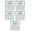 500Pièces Cartes Scratch Motivateur DIY Utilitaire 4