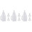3 Sets Vertical Feeding Bottle With 2 Silicone Teat For Farmers White 4
