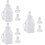 3 Sets Vertical Feeding Bottle With 2 Silicone Teat For Farmers White 7