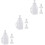 3 Sets Vertical Feeding Bottle With 2 Silicone Teat For Farmers White 5