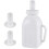 3 Sets Vertical Feeding Bottle With 2 Silicone Teat For Farmers White 11