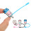 60 Pcs Reusable Straw Covers End Caps Protectors Decors 6